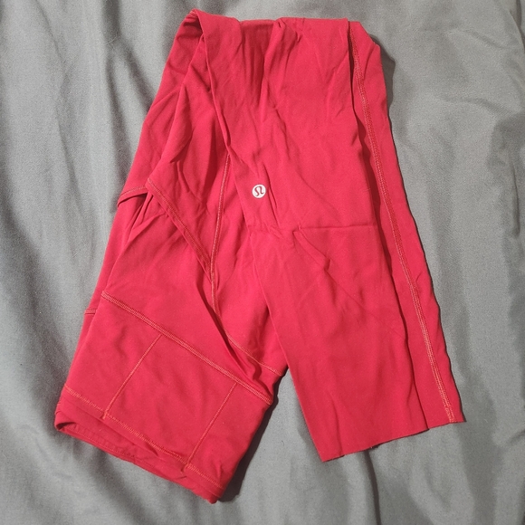 lululemon leggings fast and free HR tight 25" red - Picture 2 of 8